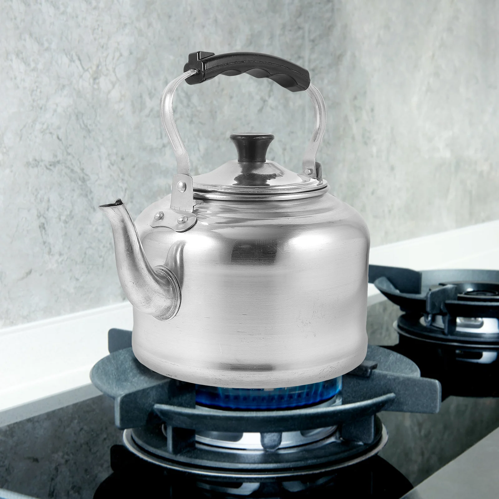 Large Capacity Aluminum Kettle Stovetop Boiler Water Heating Pot Coffee Pot Tea Kettle Handheld Teapot Kitchen Cookware Dining