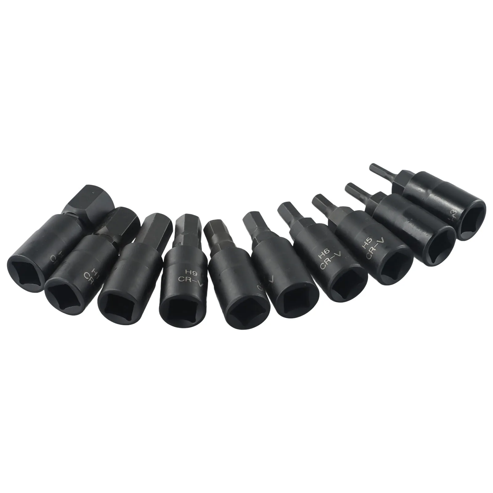 

Professional Grade 10Pcs Bit Socket Set with Durable Construction Suitable for 3/8 Square Mouth Improve Your Workmanship