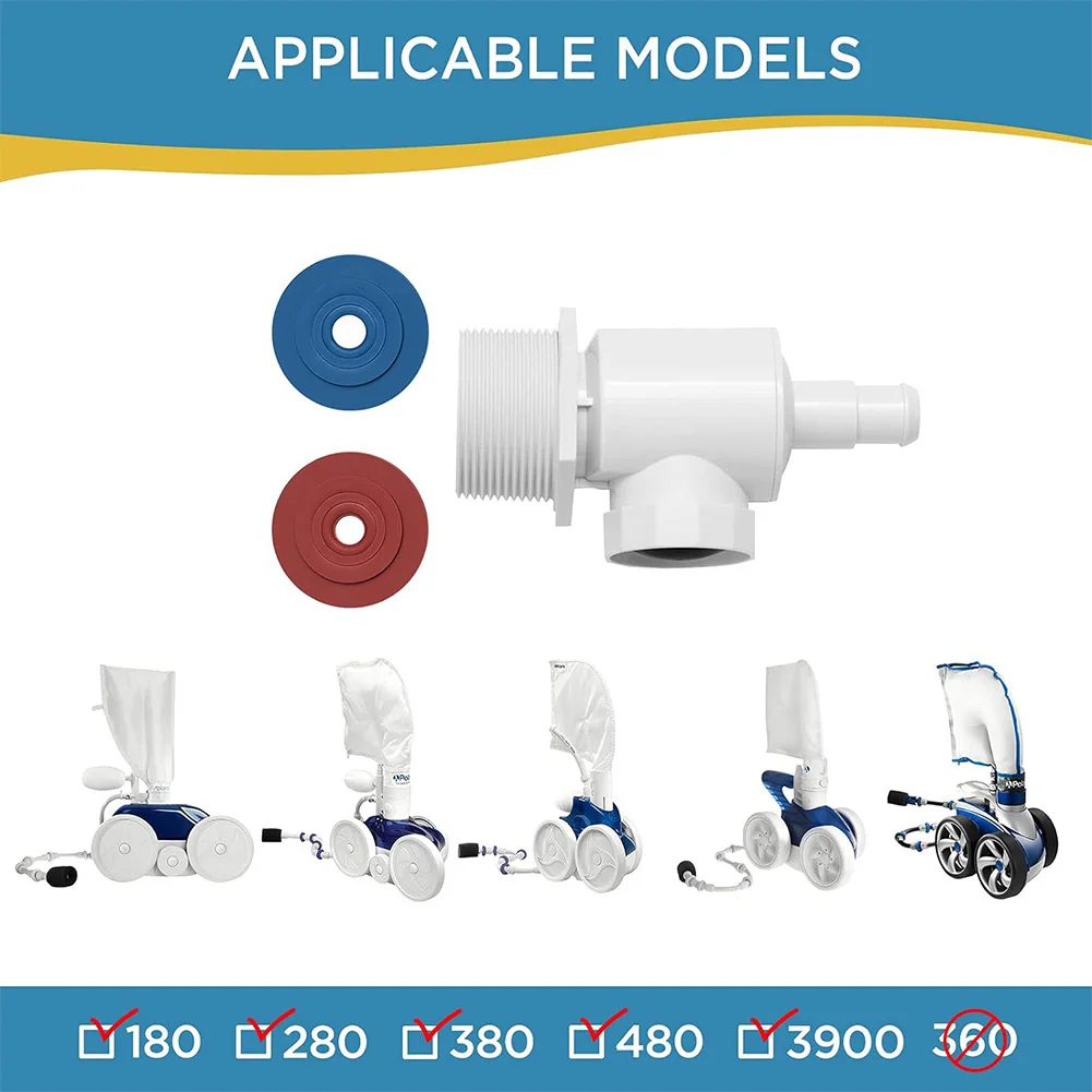 9-100-9001 UWF Wall Fitting Connector Assembly Universal Wall Fitting Connector Assembly for Zodiac Polaris 180 280 380 3900