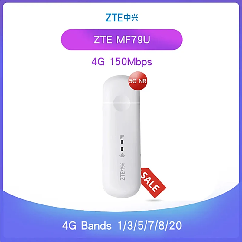 Разблокированный ZTE MF79 4G150M LTE USB Wingle LTE 4G USB WiFi модем dongle автомобильный wifi PK Huawei E8372h-153 E8372h-608