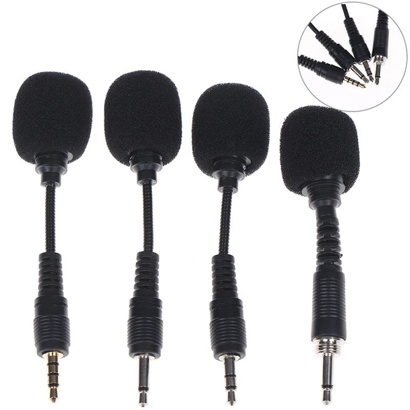 Mini 3.5mm Jack Microphone Stereo Mic For Recording Mobile Phone Studio Interview Microphone For Smartphone