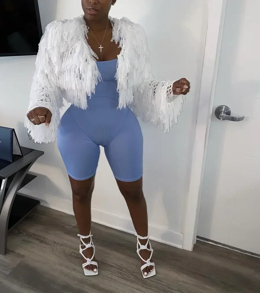 Autumn Streetwear Long Sleeve Crochet Tops Women 2023 shaggy Tassel Hollow Out Sweater Fashion Black Knitted Oversized Sweater