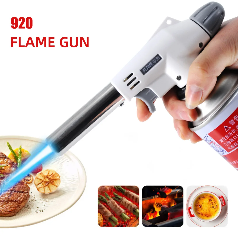 

Portable Butane Gas Welding Torch 920 Metal Gun For Camping Hiking Flame Ignition Lighter