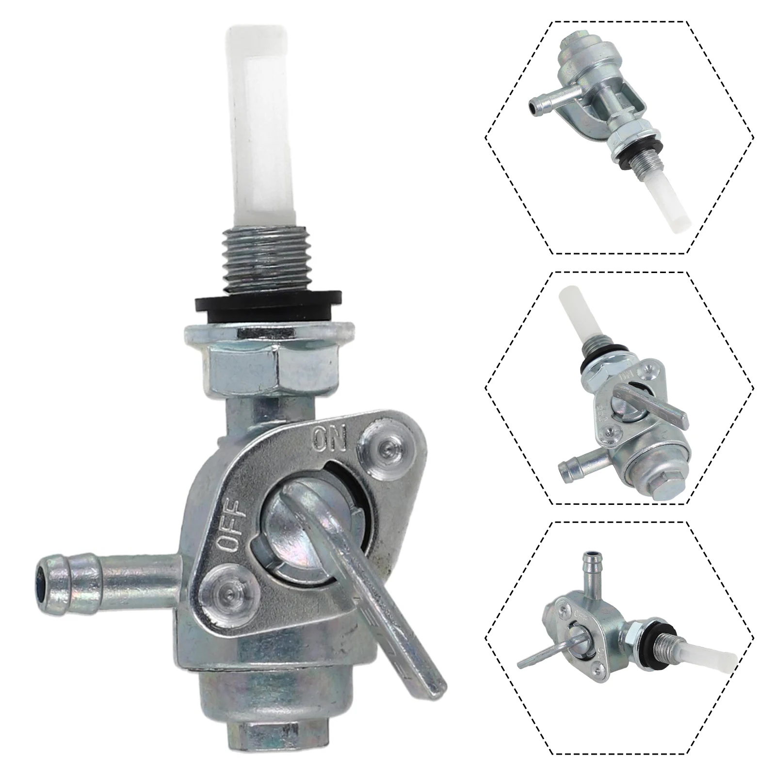 Shut Off Valve Switch Fuel 16*1.5mm 168F 170F 188F 190F 2-3KW/5-8KW 5.5-16HP Accessories For Gasoline Garden Tools