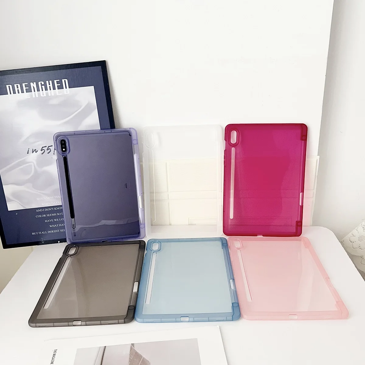 Ultimate Tablet Case with Pencil Holder - Sleek TPU Back Cover