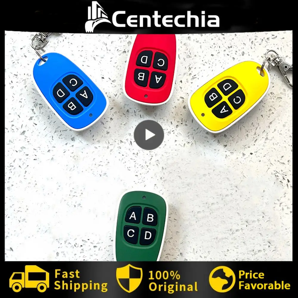 Telecomando Universale Per Garage 433 Mhz 4-Keys Door Gate Copy Control Clone Wireless Electronic Gate Control Copier Controller