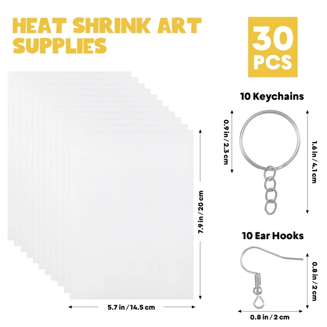 Shrink Sheets Kids Paper Kit Film Heat Shrinky Suit Jewelry Set Kits  Plastic Bed Printable Suits Sheet Papers Clear Sets Blank - AliExpress