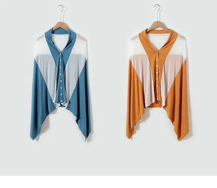 Breastfeeding Towel Breastfeeding Artifact Going Out To Cover Clothes Hot Mom Model Anti-light Cloak Shawl Fig Leaf Paradise