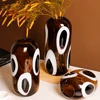 Glass Vase Transparent Spot Pattern Hydroponic Accessories Terrarium Ellipsoid Flower Vase Home Decoration Accessories 1