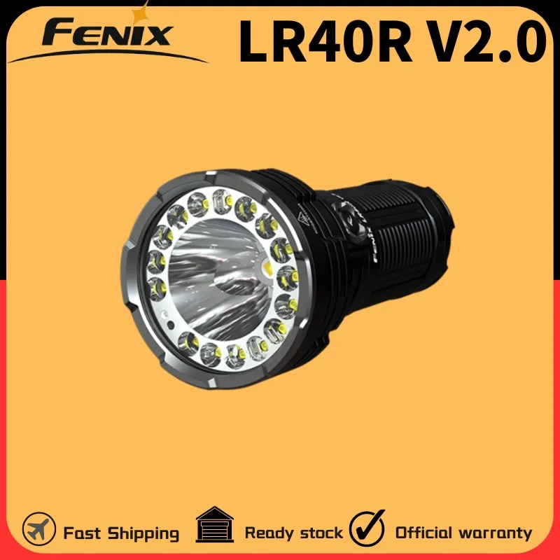 Fenix-超高輝度スポットとフラッド検索懐中電灯,15000ルーメン,充電式,内蔵バッテリー,lr40r v2.0 AliExpress