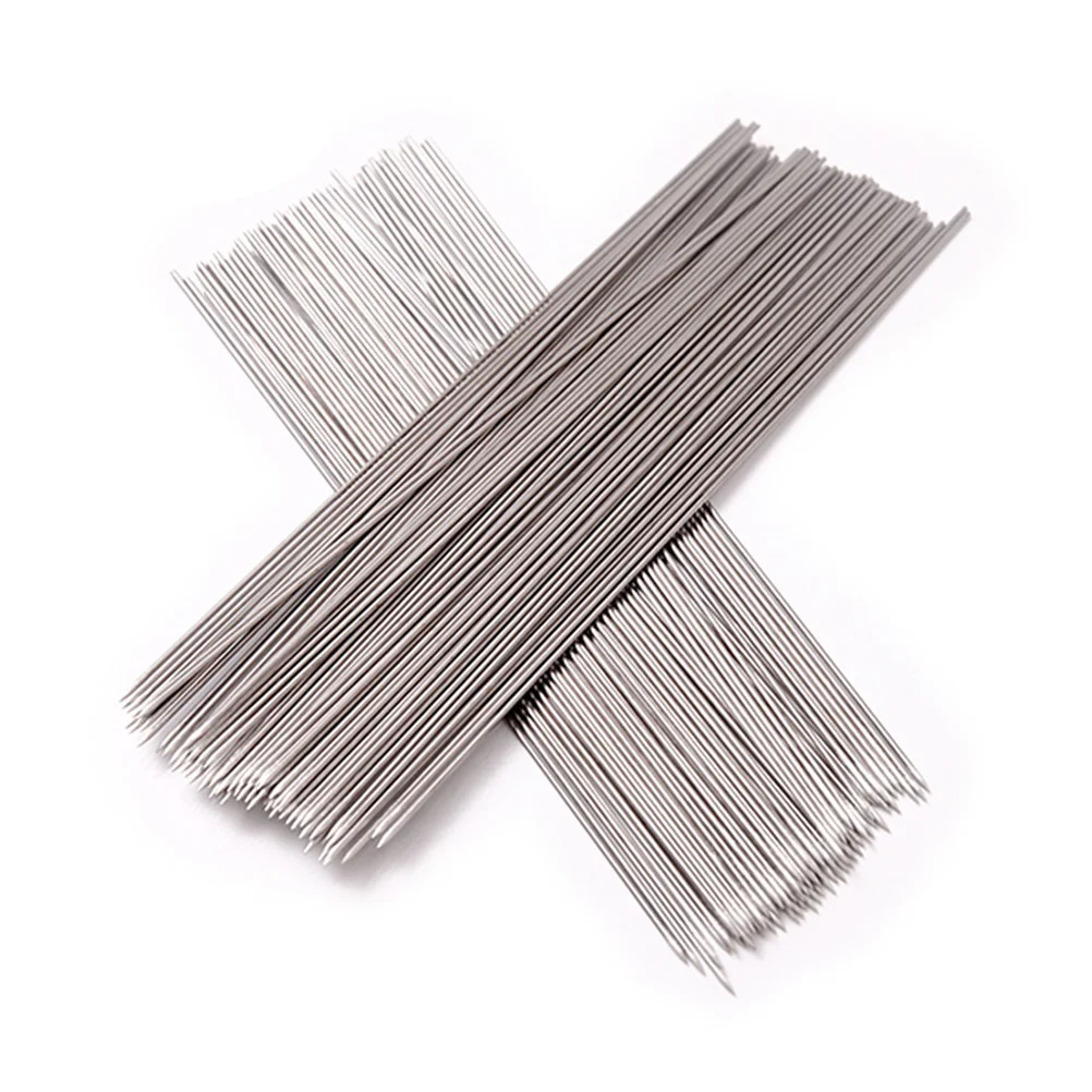 100pcs 185mm*385cm Stainless Steel Barbecue Grilling BBQ Needles Sticks Skewers bbq skewer set