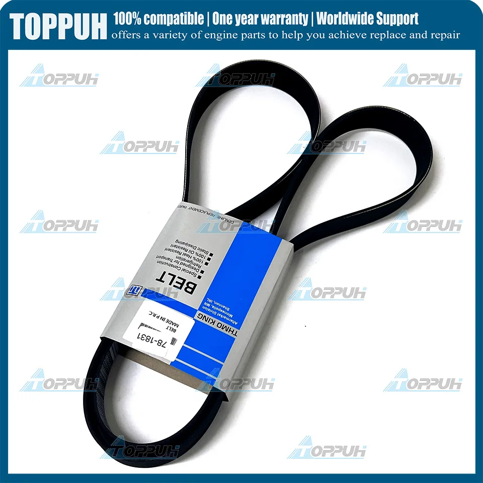 

78-1831 781831 Drive Belt For Thermo King Transport Refrigeration SLXi100 / 200 / 200-50