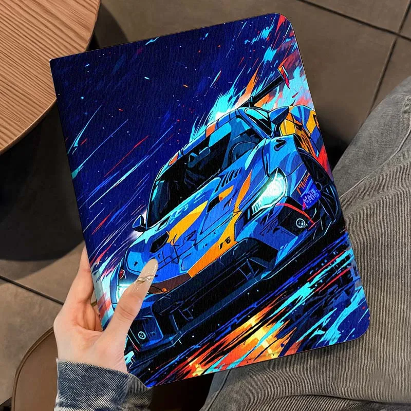 Luxury Sports Car Art Pattern Tablet Case Gift