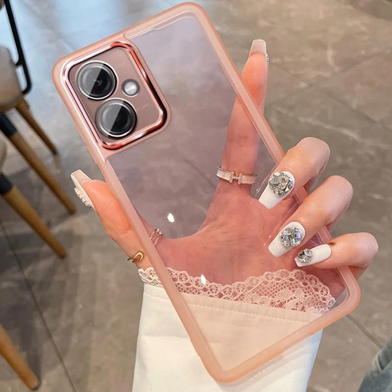Matte Frame Telefoonhoesje Voor Redmi Note 11S 10 9S 5G 11 10S 8 Pro Plus 12 4G Lensbeschermer_voghion.com