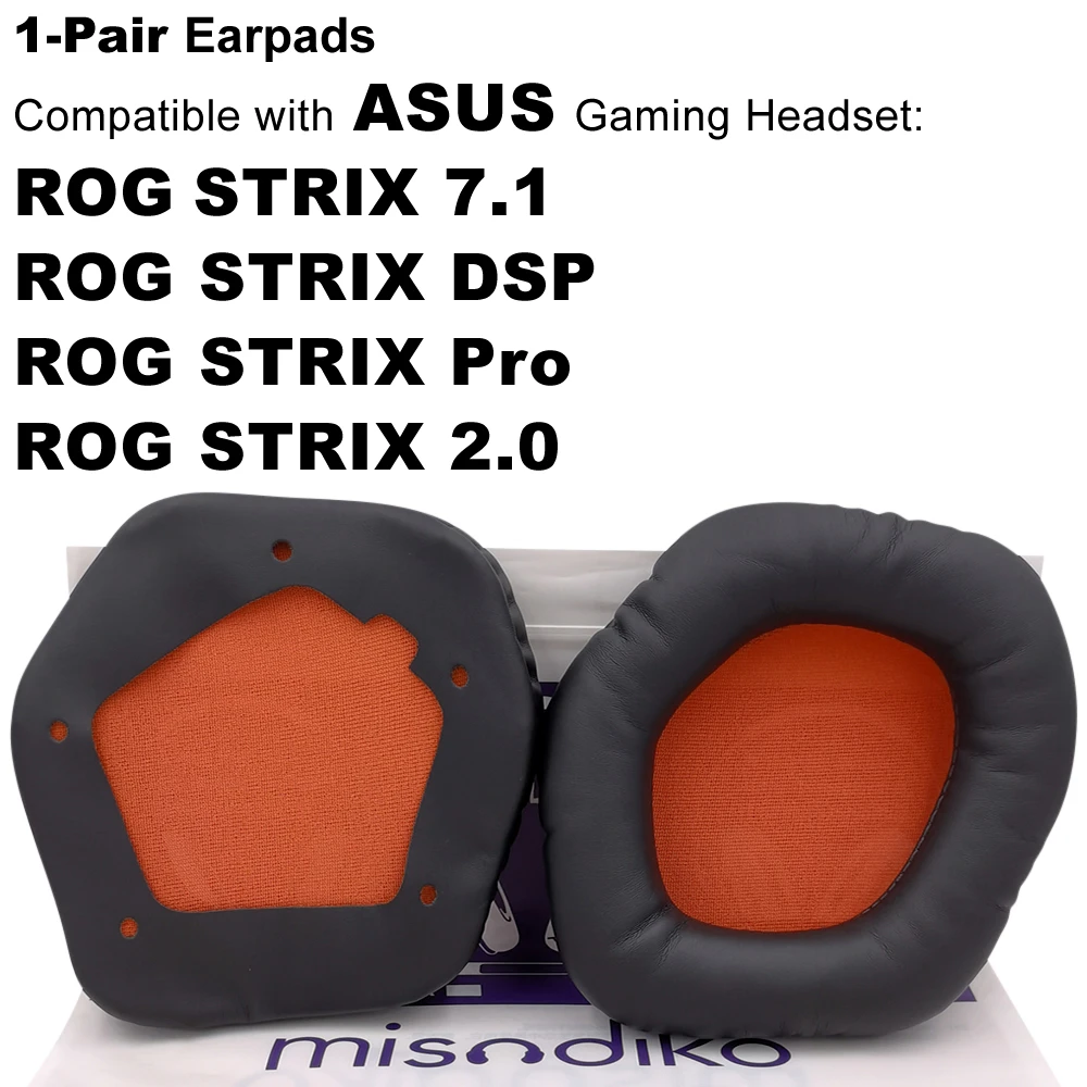 

misodiko Ear Pads Cushion Replacement for ASUS ROG Strix 7.1/ DSP/ Pro/ 2.0 Gaming Headset