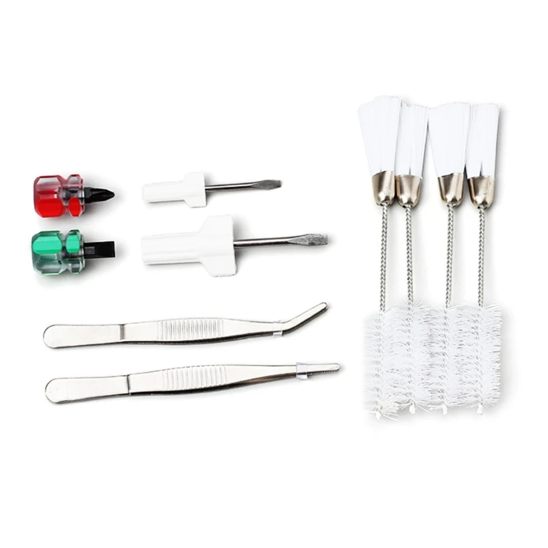

Sewing Machine Repair Mini Sewing Screwdriver Set& Cleaning Lint Brush 10pcs Dropship