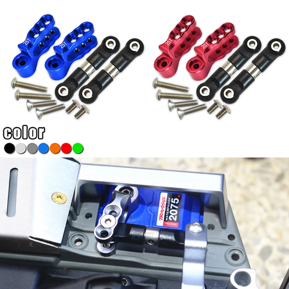 GPM Metal Aluminum 25T Servo Horns Steering Arms 5345/5345R for 1/10