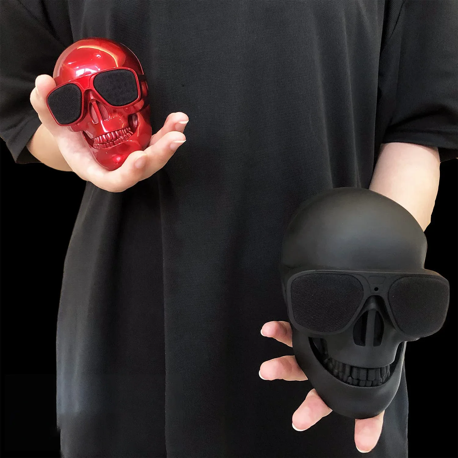 Wireless Bluetooth Skull Speaker - Portable Mini Stereo Sound with Enhanced Bass, 5W Audio Music Player