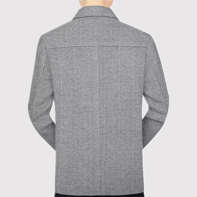2024 High Quality Fashion Handsome All Fashion Spring New Jacket Jacket for Men Middle-aged Business Casual Lapel Top Dad Suit 5