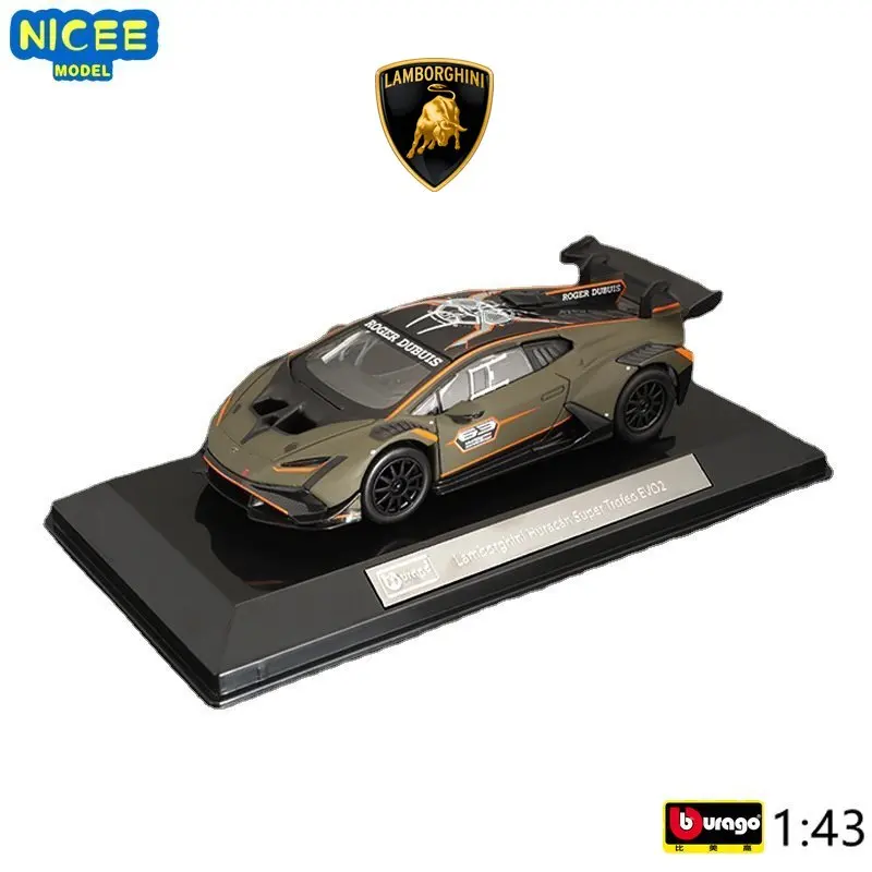 Bburago 1:43 Lamborghini Huracan Super Trofeo EVO2 Simulation 