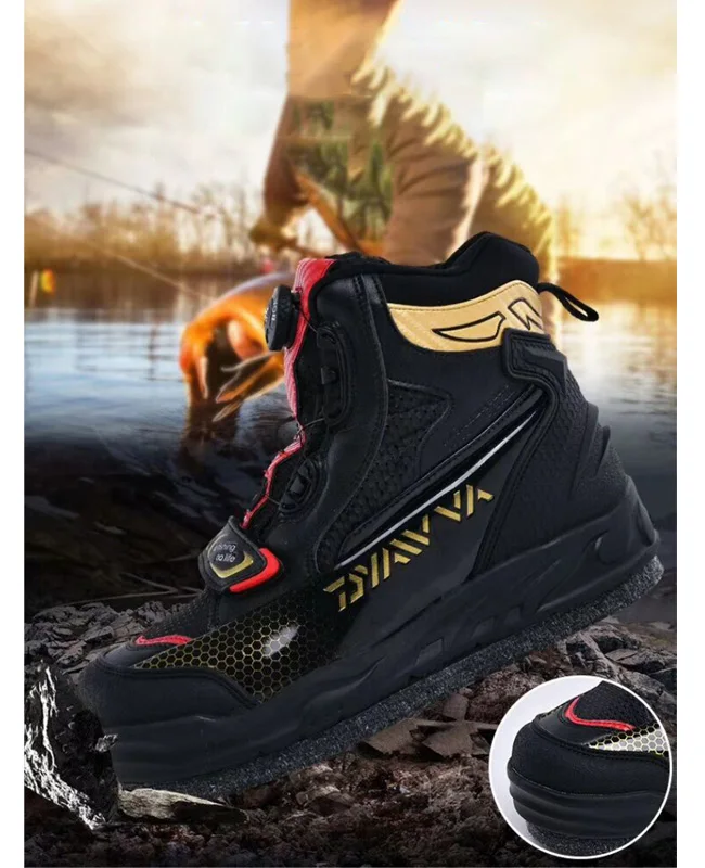 Bottes pêche TM-2800BL extérieur résistantes usure étanches sport anti-dérapantes nouvelles chaussures techniques