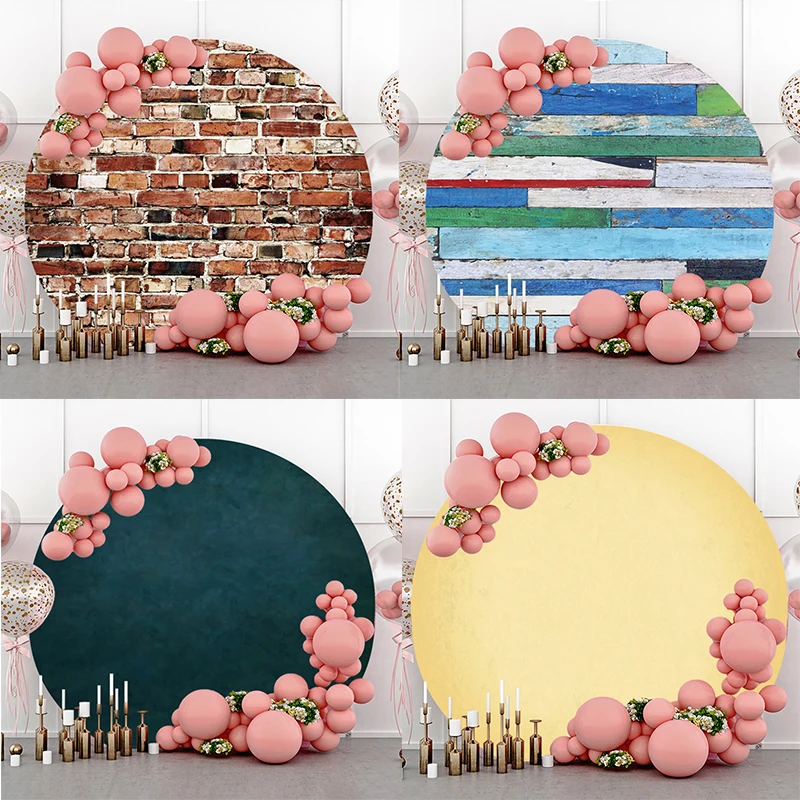 

Free Personalized Fabric Party Backdrop Poster Retro Wood Wall Background Baby Shower Party Table Cover Wooden Floor Photocall