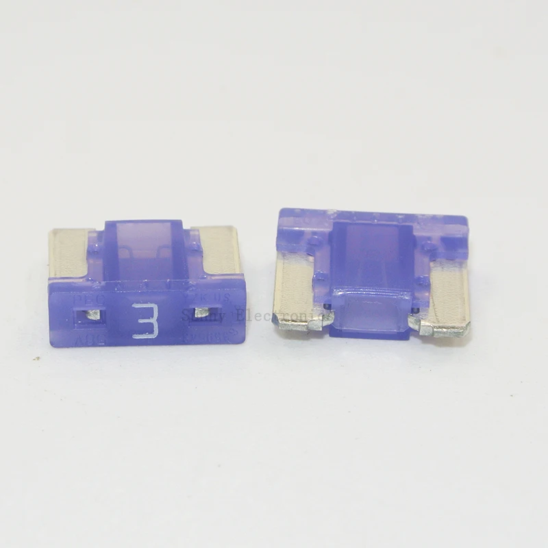 50pcs 2A 3A 5A 7.4A 10A 15A 20A 25A 30A fuses Micro Short Low profile Mini blade 15A amp APS/ATT fuse for Honda Toyota Lexus car fuses kit
