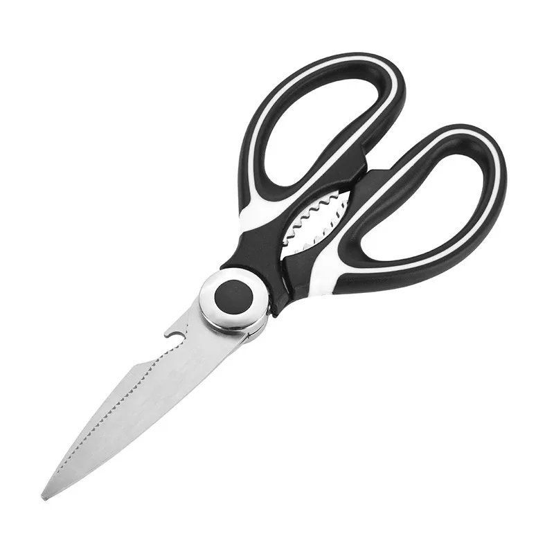 Kitchen Scissors Chicken Bone Scissors with Cover Stainless Steel Heavy  Duty Multipurpose Scissors for Opening Bottle Nutcracker