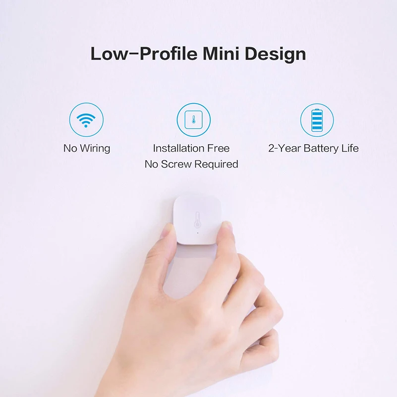 Smart Temperature Sensor Temperature Humidity Meter Aqara Temperature Sensor Smart Air Pressure Humidity Environment Sensor Smart Control Work With Aqara Hub Mihome Homek APP
