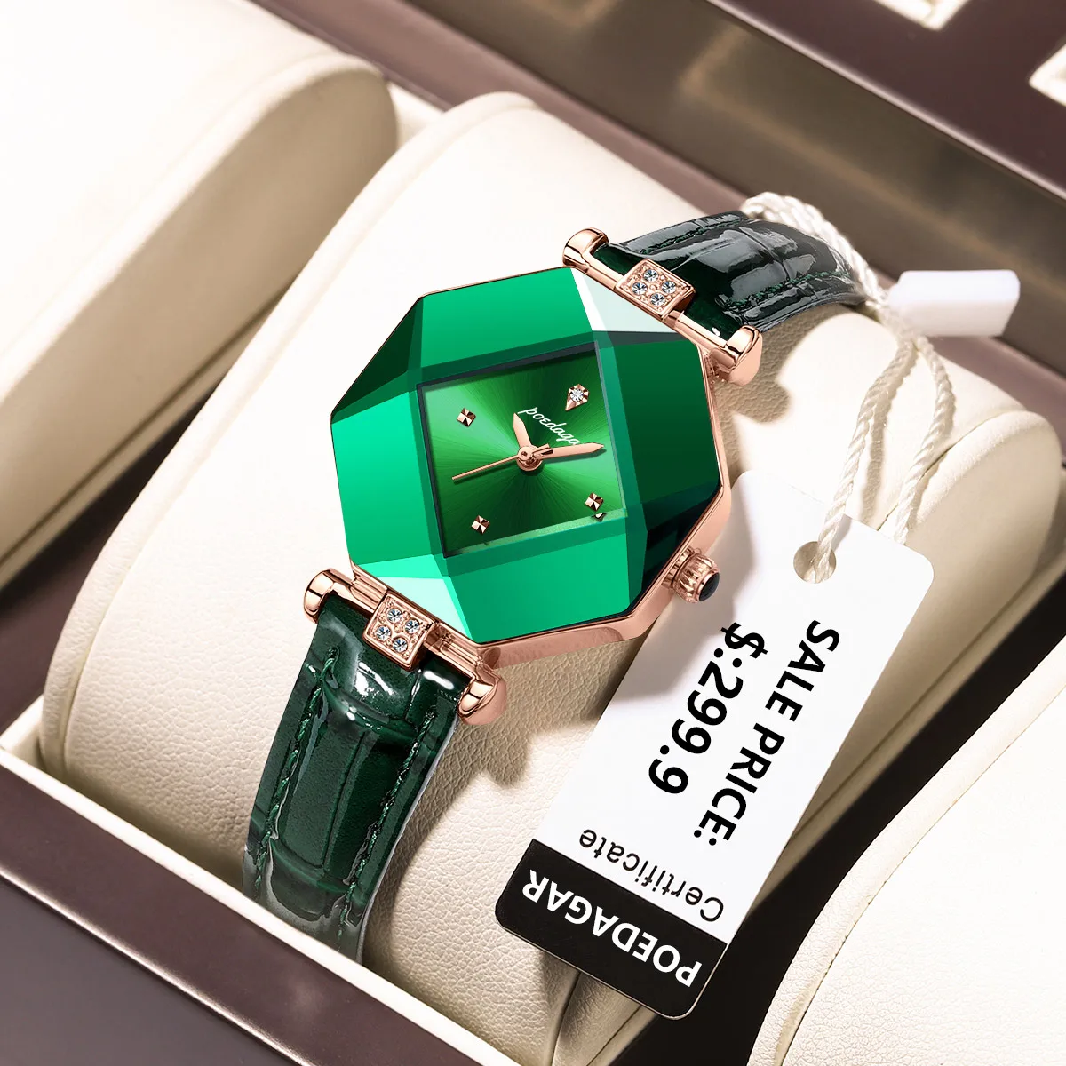POEDAGAR Montre Femme De Luxe-RDC main image 1