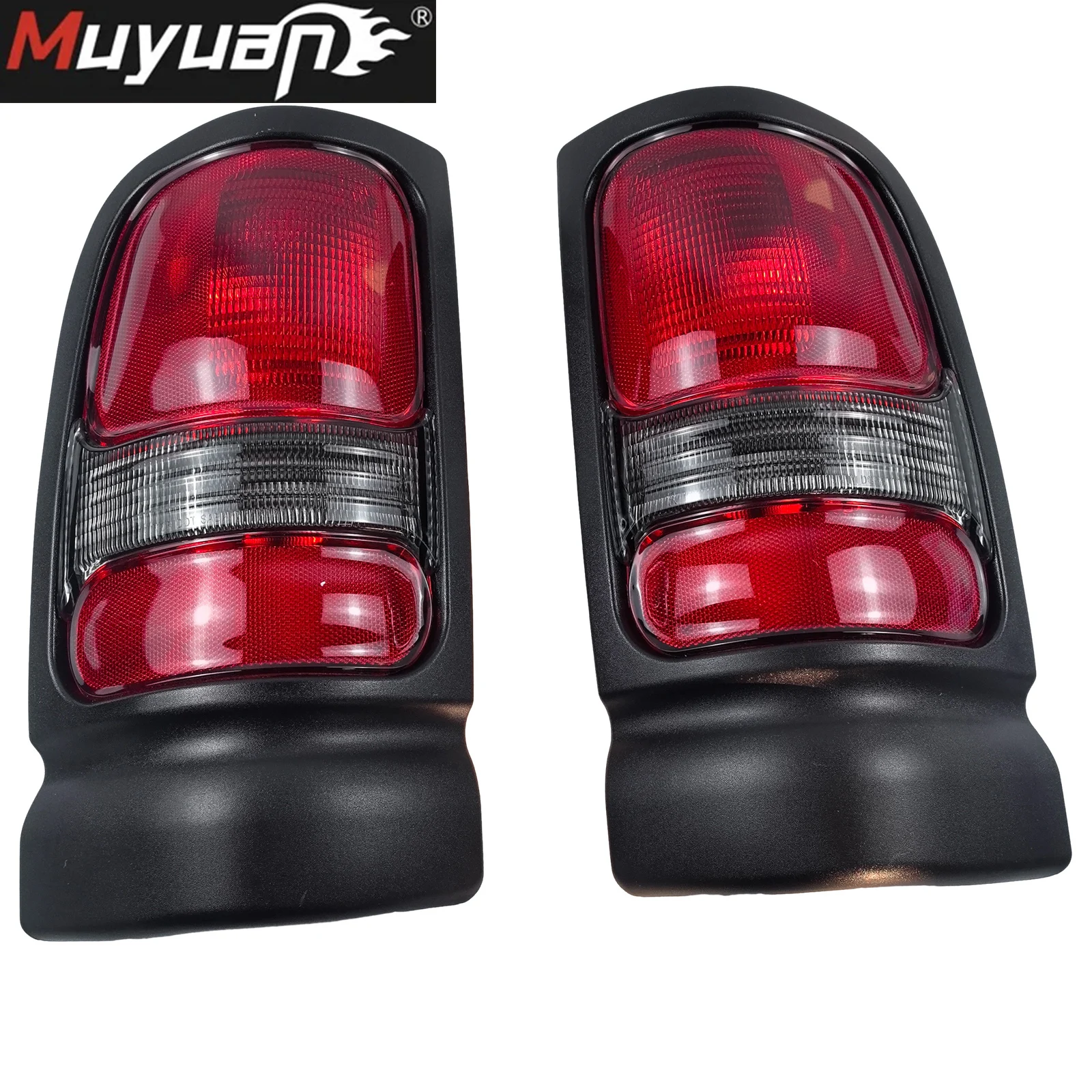 

1 Pair Rear Left/Right Tail Light For 1994-2001 Dodge Ram 1500 2500 3500 94-02 Ram 2500 Brake Lamp