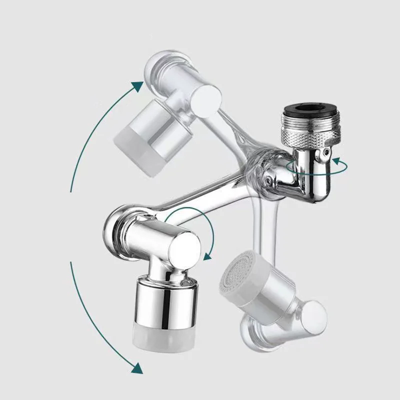 2025 Rotatable Multifunctional Extension Faucet Aerator 1080 Degree Swivel Robotic Arm Water Filter Sink Water Tap Accesorios 5