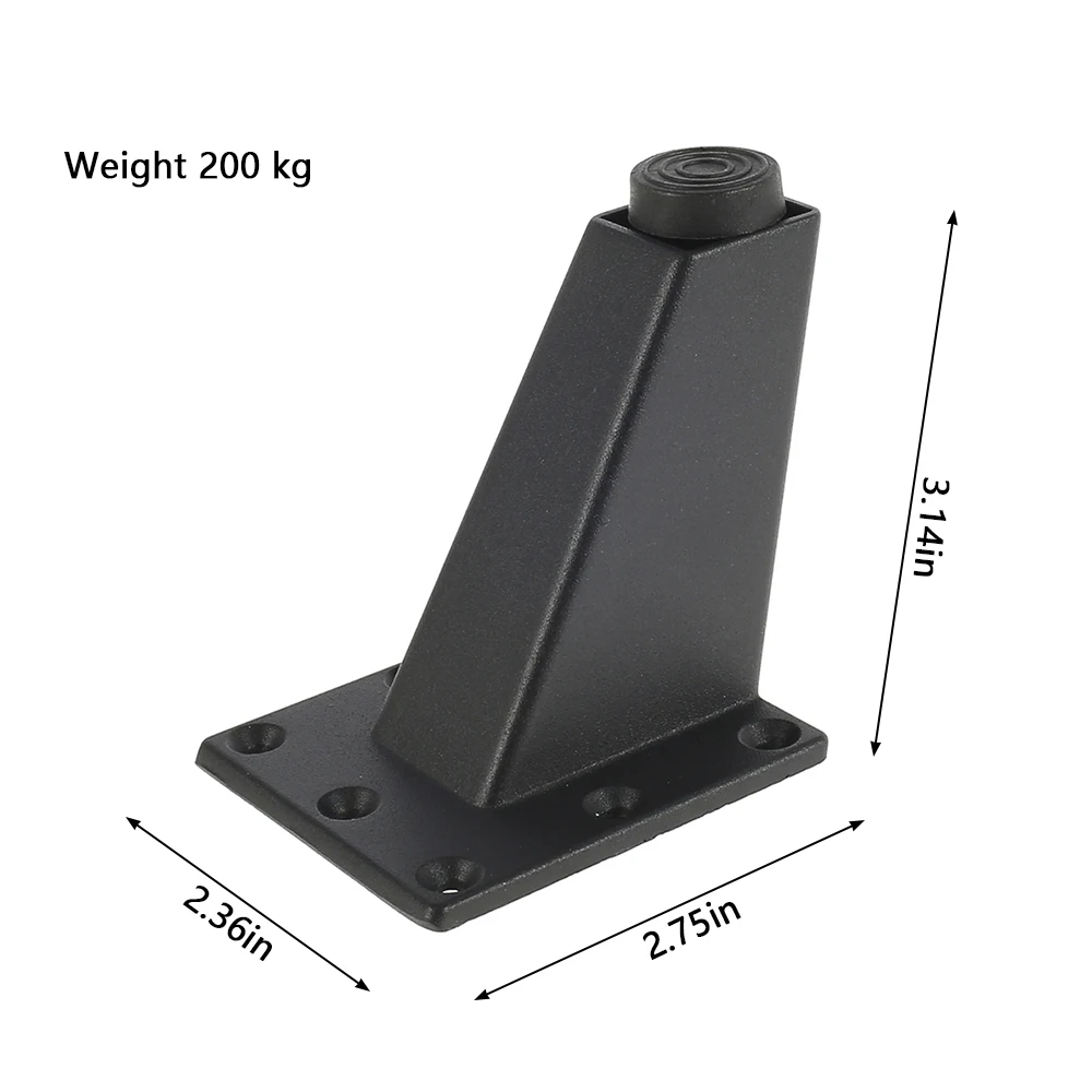 4 قطعة أثاث معدني قابل للتعديل الساق أريكة سرير تل...