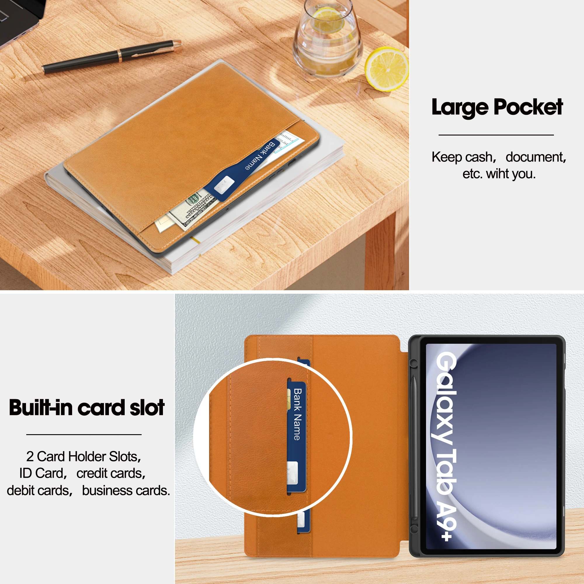 Premium Protective Tablet Cover for Samsung Galaxy Tab A9 Plus (2023) 11-inch