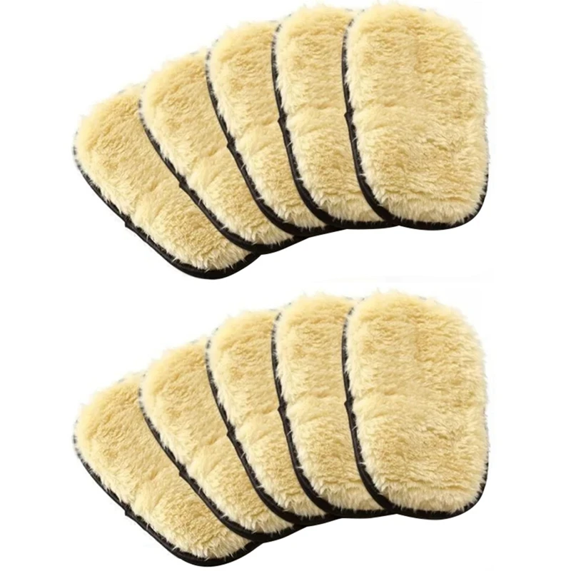 

10Pcs Polishing Washing Car Washing Supplies Homes Cleaning Sponge Glove For Automotive Kitchen Homes Cleaner
