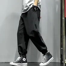 

Pants Men's Korean-Style Spring Ankle-Tied Sports Ninth Pants Men's Loose Pants Fashion Trendy Brand Workwear Casual Pants Men