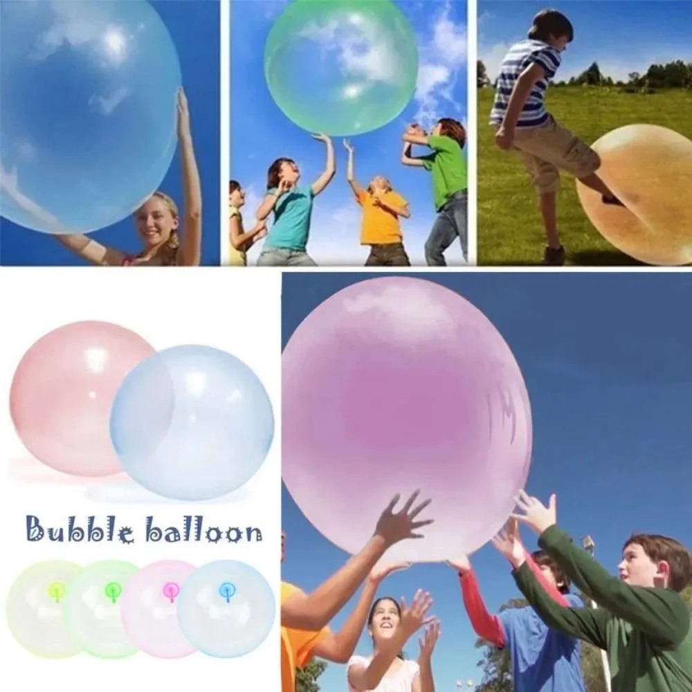 Hot-selling blowing balloons, bubble balls, transparent bubble balls,TPR blowing balloons and patting balls.play with water ball 6