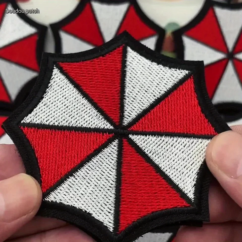 Patch Brodé Umbrella Corporation Resident Evil – Morale Patch 12x4 Cm, Fermeture Hook (Velcro)