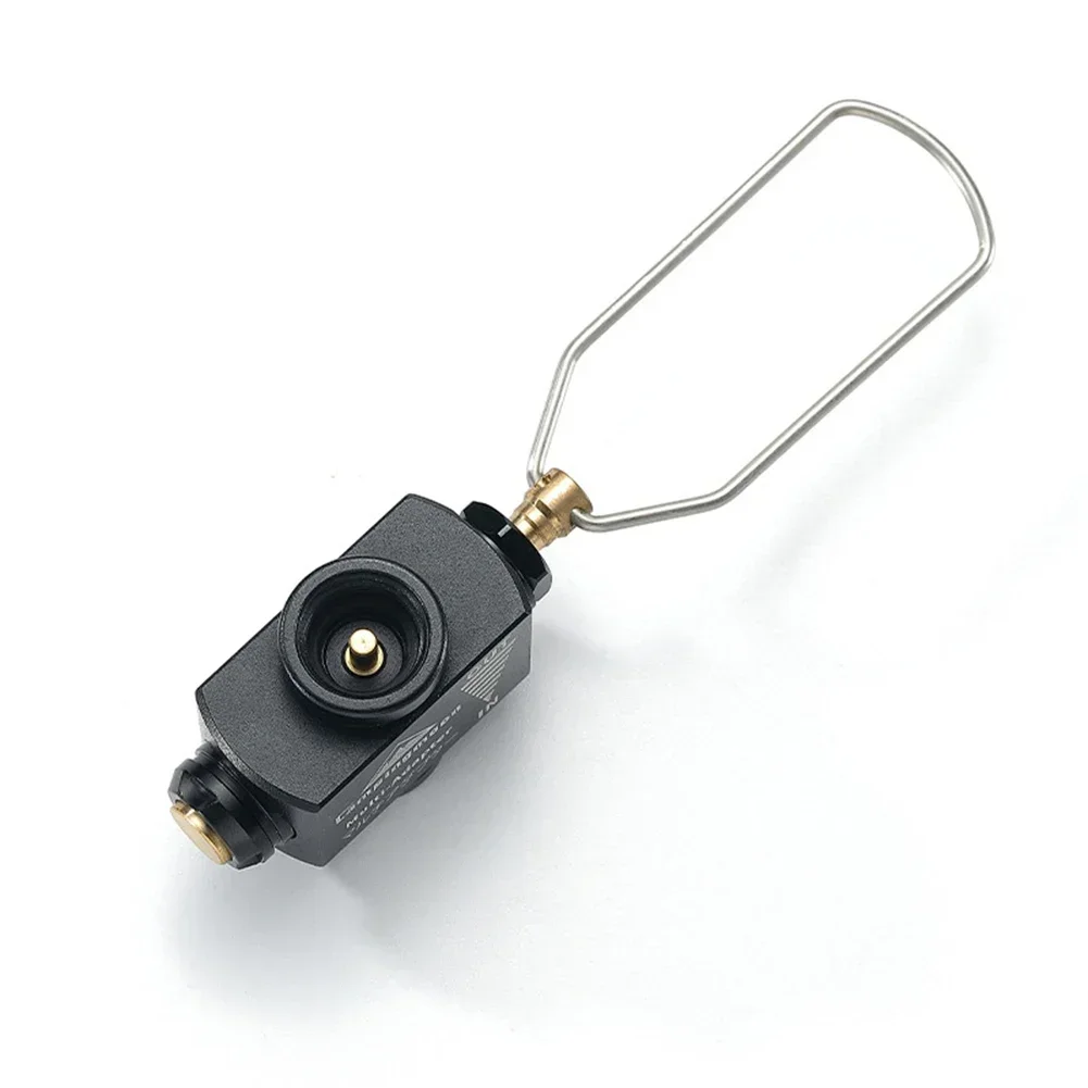 Gas Canister Refill Premium Gas Transfer Adapter for Camping Efficiently Refill Canisters with Black Valve Shifter Accessories gas refill adapter
