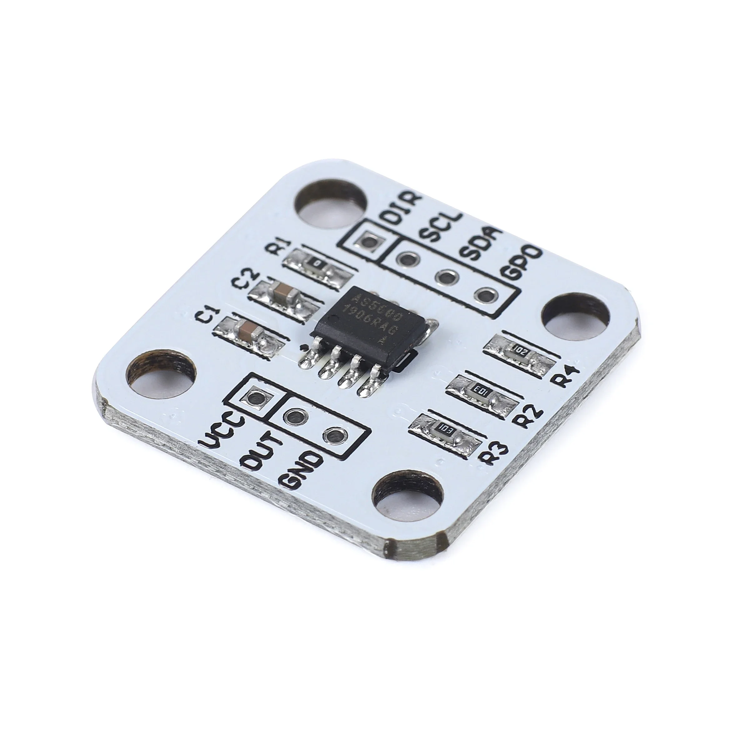 AS5600 magnetic encoder magnetic induction angle measurement sensor module 12bit high precision 1-10pcs