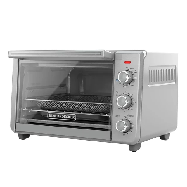 BLACK+DECKER Countertop Convection Toaster Oven, Stainless Steel, Pizza  Oven, Electric Oven, Kitchen Appliance - AliExpress