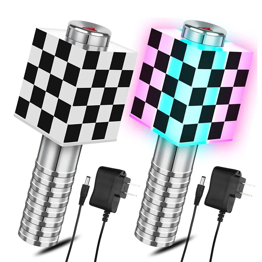 

New Mosaic Led Strobe Baton Rechargeable Flashing Stick Bar Led Bottle Sparklers Champagne VIP Service Sparklers