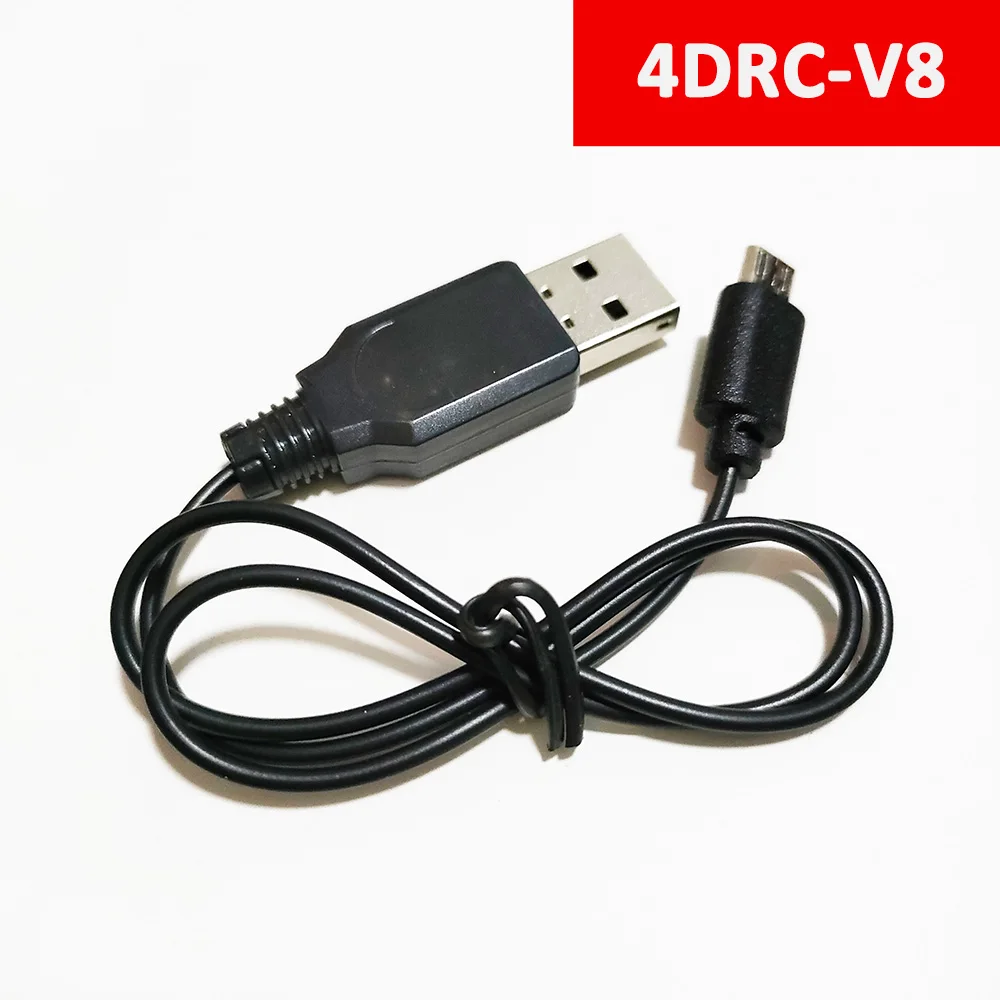 

4D-V8 USB Charger Cable Spare Part for 4DRC V8 Mini Dron Battery Charger RC Quadcopter V8 Charger Accessory