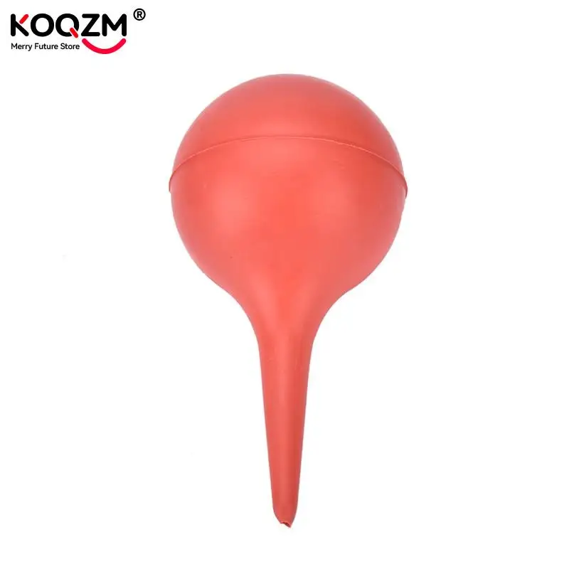 Milisten 3 Perette Per Lavaggio Orecchie In Gomma, 30/60/90 Ml, Colore Rosso, Per Cerume E Pulizia Di Precisione - 3