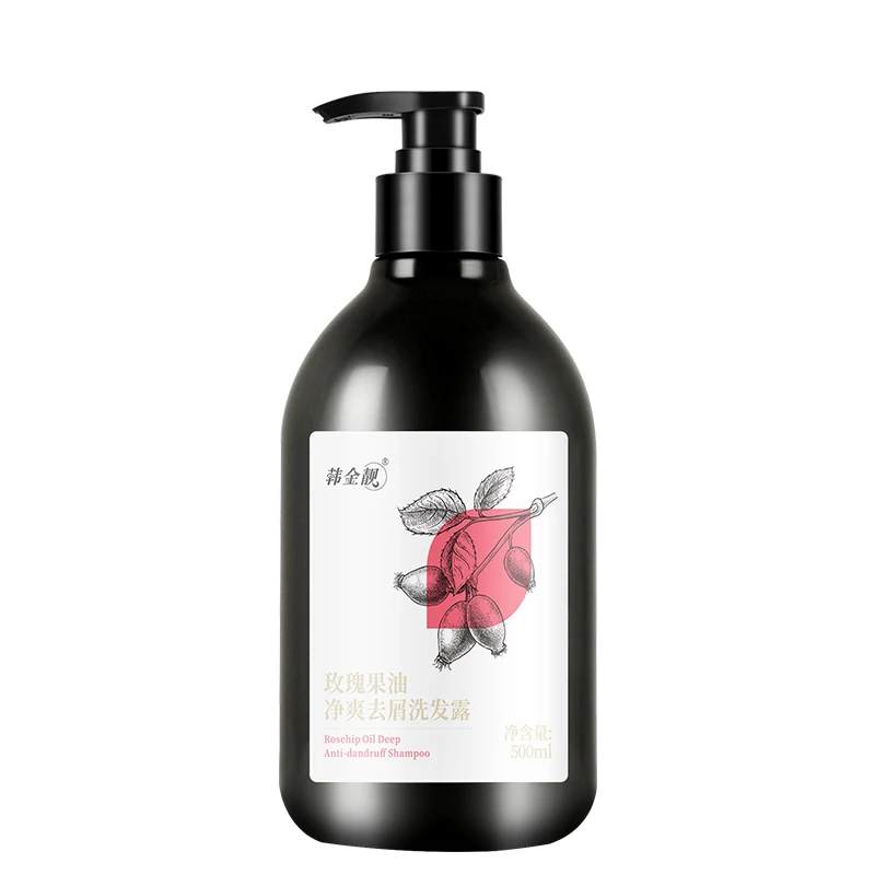 500ml Rosehip Oil Shampoo Dandruff Greasy Deep Maintenance Dry Hair Repair Damaged Deep Clean MoisturizingMulti-effectNourishing