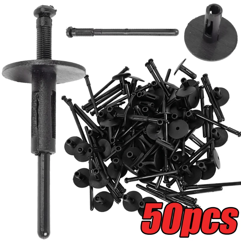 50pcsCarExpansionBlindRivetsPlasticClipUniversalExpandingRivet