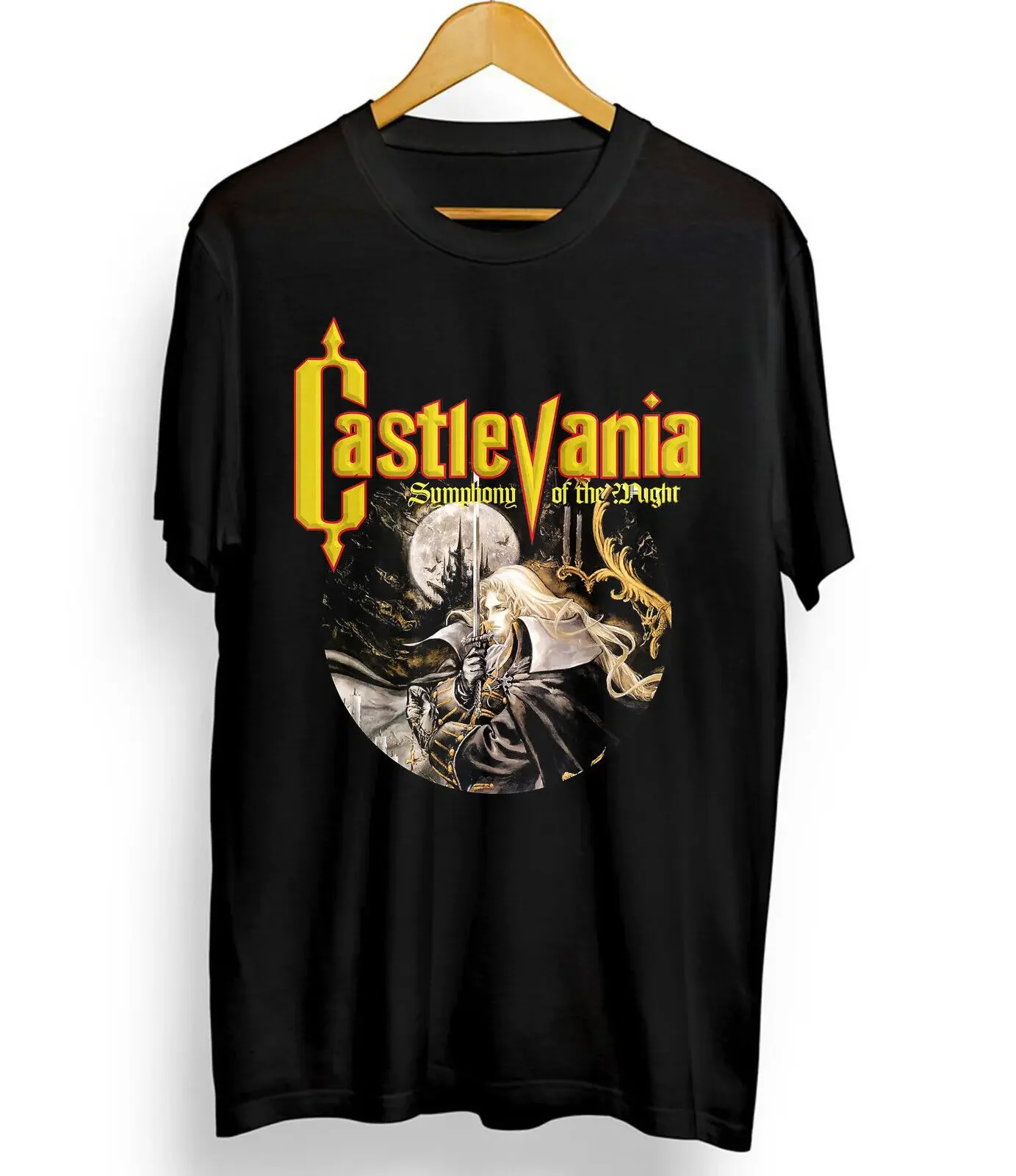 

Vintage CASTLEVANIA Symphony of the Night 2022 New t-Shirt Gaming Black T-Shirt