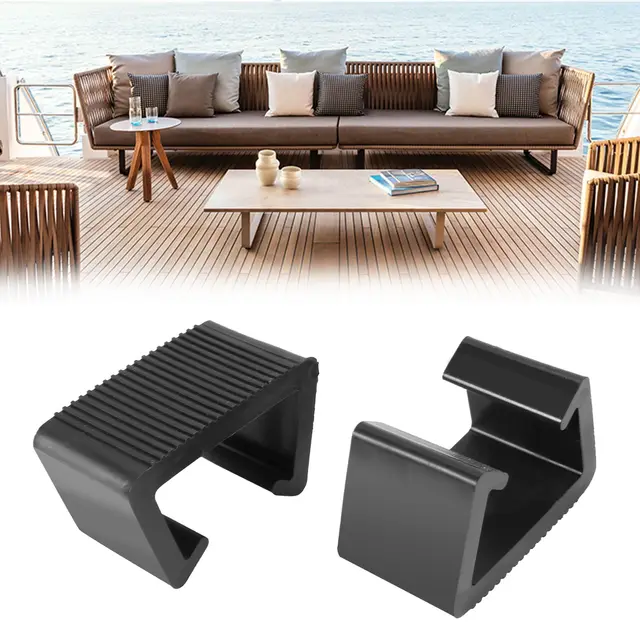 10 Pc Kültéri Kert Rattan Fonott Bútorok Igazító Rögzítőelem Kanapécsomó Csatlakozója Kanapéhoz - Image 4