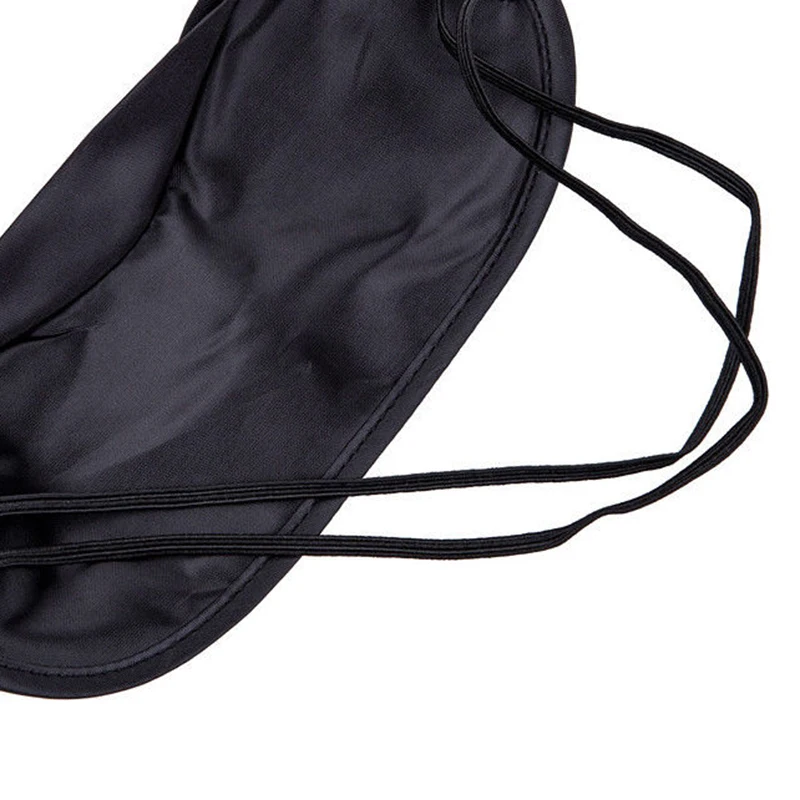 Lunch Break Sleep Eye Mask Satin Light Blocker Sensual Blindfold Day Night Relaxing Soft Portable Eye Mask Eyeshade Cover 5