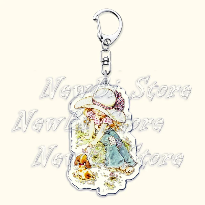Retro Kunst Vintage Liebe Mädchen Junge Schlüssel anhänger für Zubehör Tasche Poesie Blume Illustration Schlüssel anhänger Schlüssel ring Schmuck Fans Geschenke – Detail 34